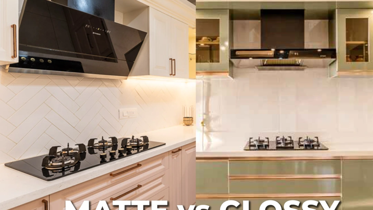 Glossy vs Matte Cabinet