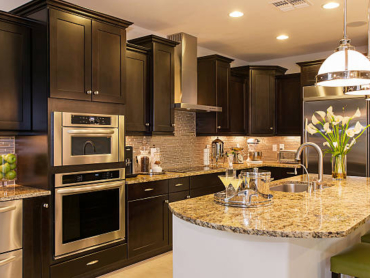 cabinet refinishing lighting